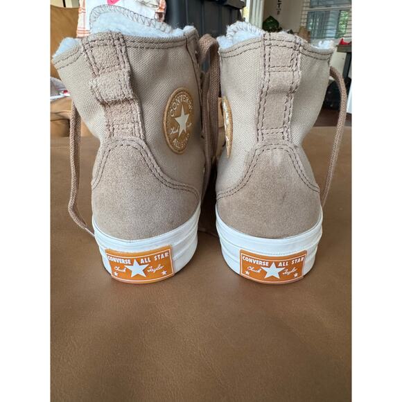 CONVERSE Chuck 70 Sherpa Lined Colorblock Canvas/Suede Sneaker Women’s Size 5.5 - Picture 5 of 10